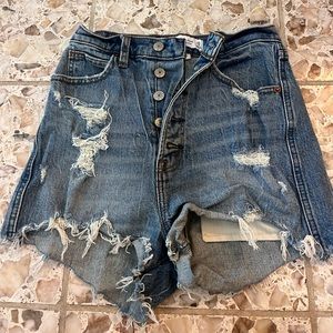 Abercrombie high rise shorts